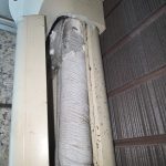 專業滅鼠公司於洗手台下方進行不鏽鋼網封堵施工